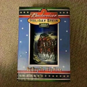 Budweiser holiday beer stein